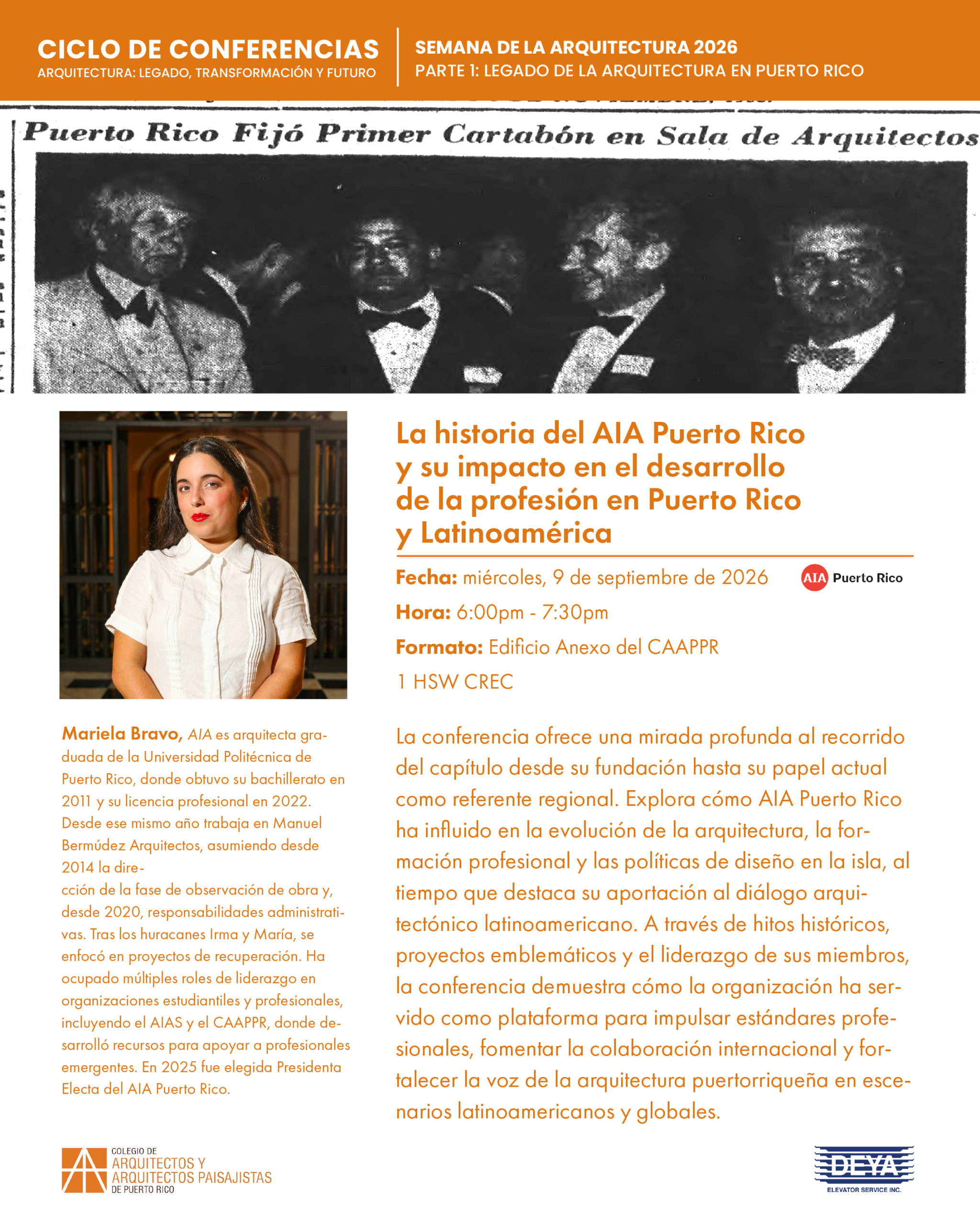 La historia del AIA Puerto Rico — miércoles 9 de septiembre de 2026